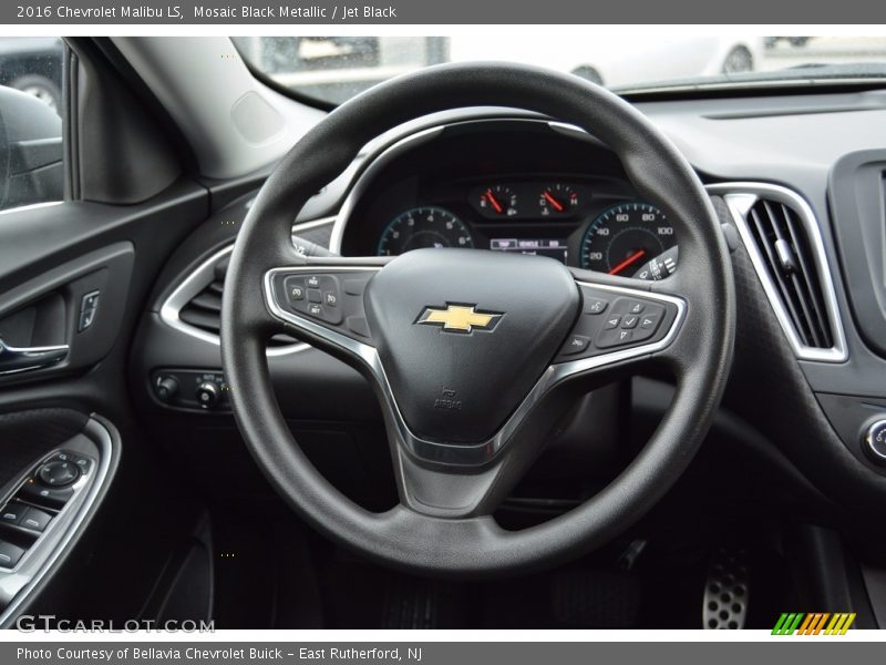 Mosaic Black Metallic / Jet Black 2016 Chevrolet Malibu LS