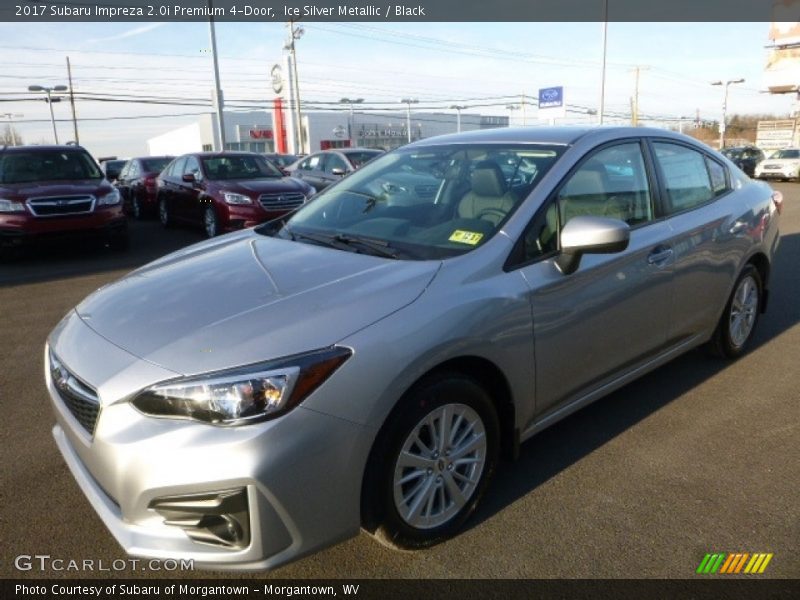 Ice Silver Metallic / Black 2017 Subaru Impreza 2.0i Premium 4-Door