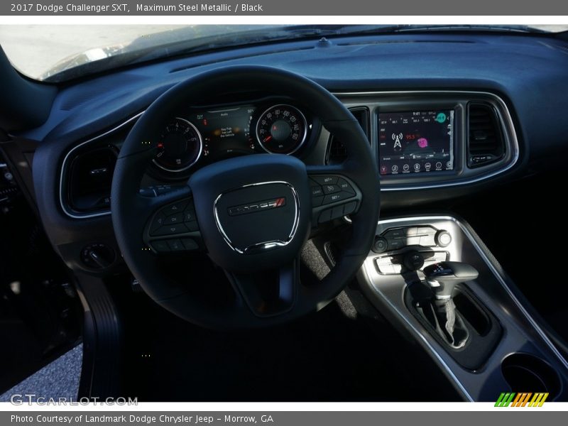 Maximum Steel Metallic / Black 2017 Dodge Challenger SXT