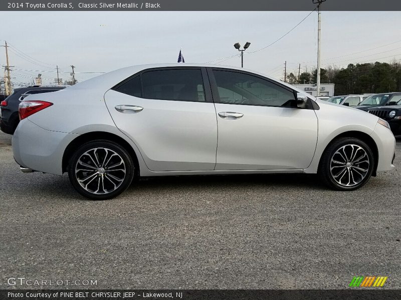 Classic Silver Metallic / Black 2014 Toyota Corolla S