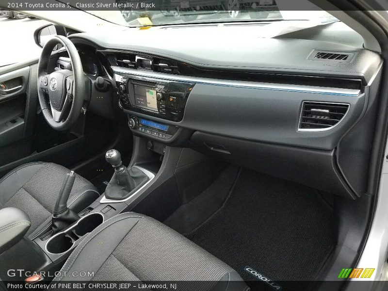 Classic Silver Metallic / Black 2014 Toyota Corolla S