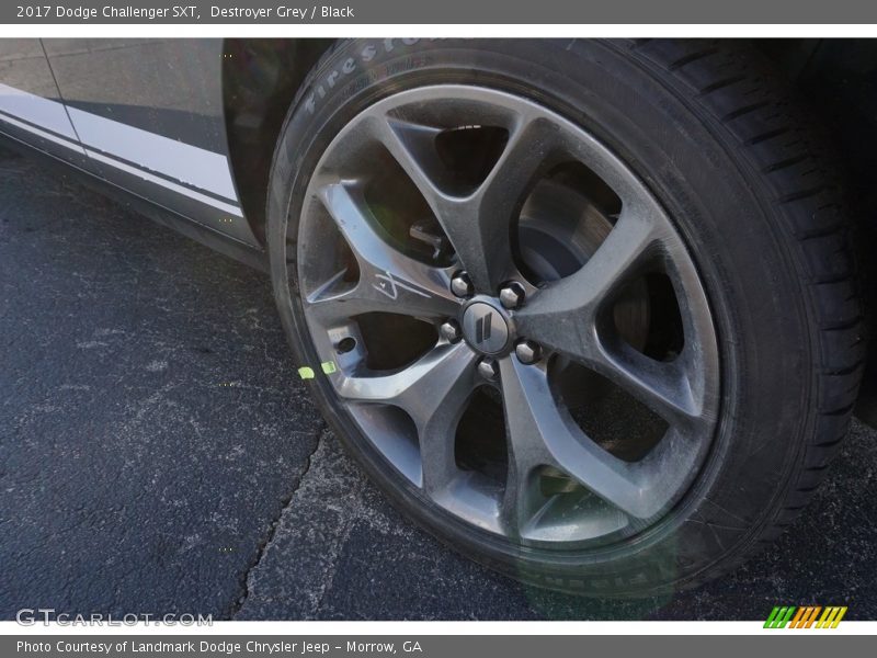 Destroyer Grey / Black 2017 Dodge Challenger SXT