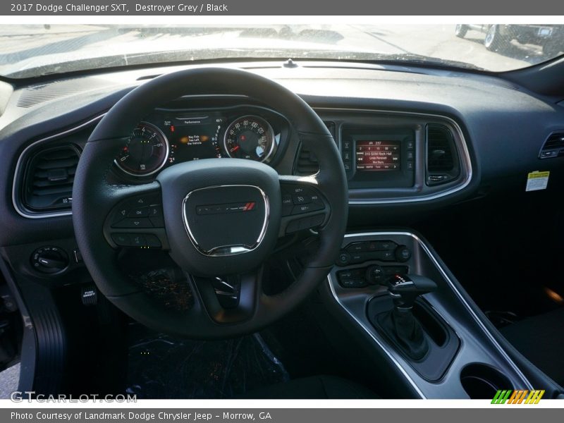 Destroyer Grey / Black 2017 Dodge Challenger SXT
