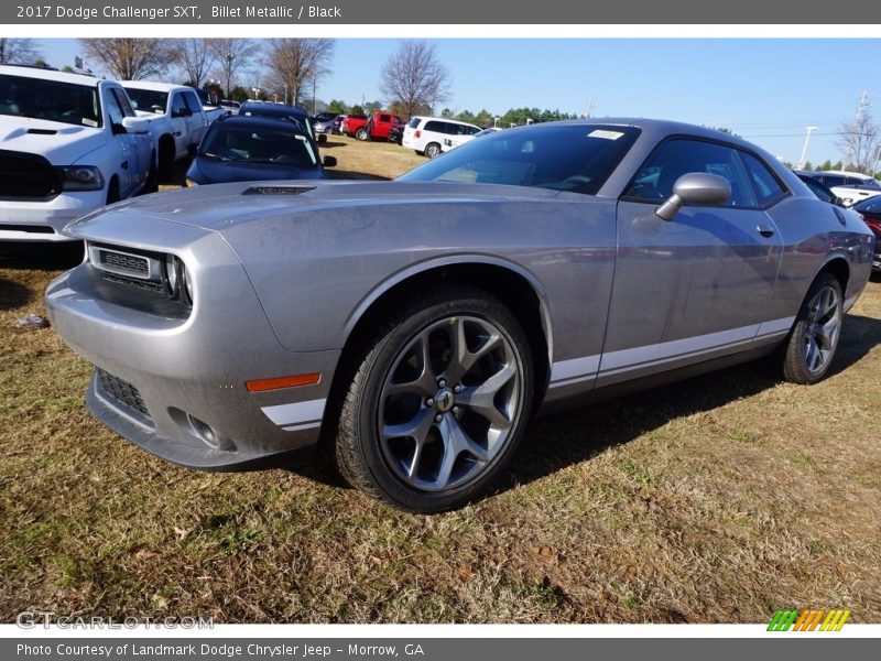 Billet Metallic / Black 2017 Dodge Challenger SXT