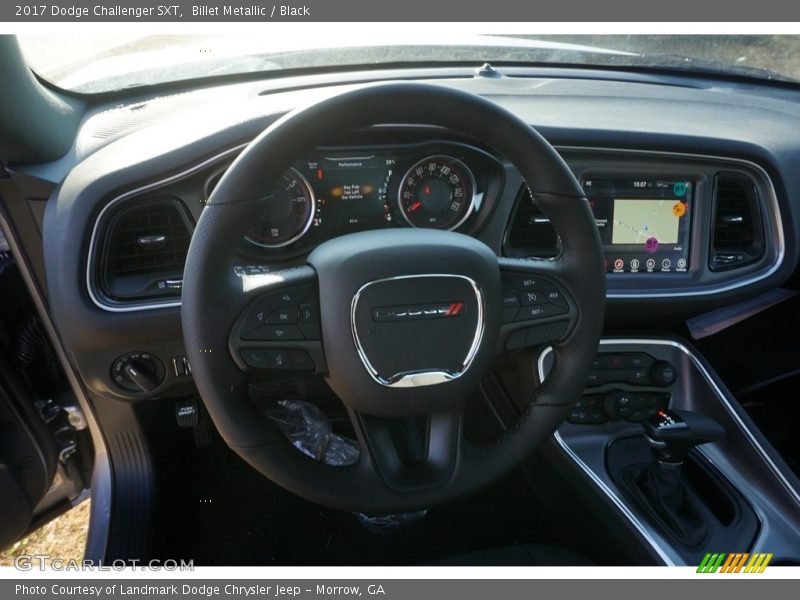 Billet Metallic / Black 2017 Dodge Challenger SXT