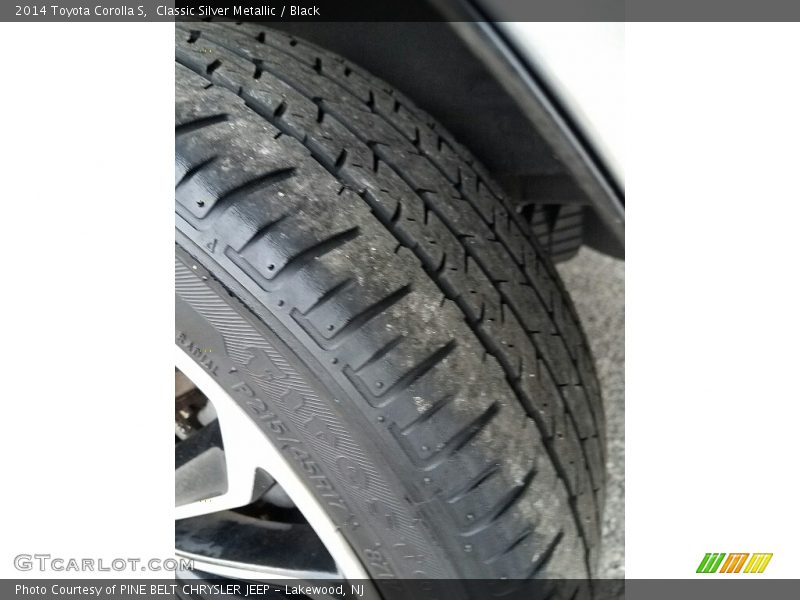 Classic Silver Metallic / Black 2014 Toyota Corolla S