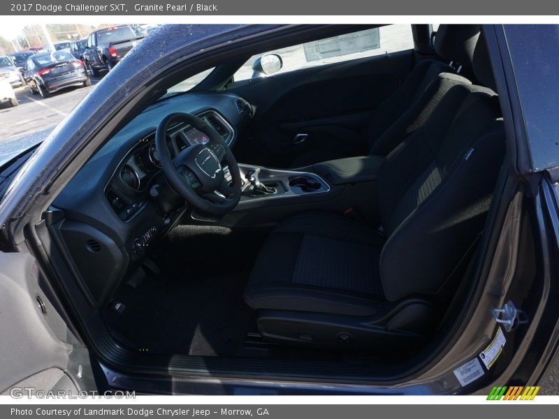Granite Pearl / Black 2017 Dodge Challenger SXT