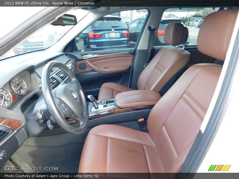 Alpine White / Cinnamon 2011 BMW X5 xDrive 50i