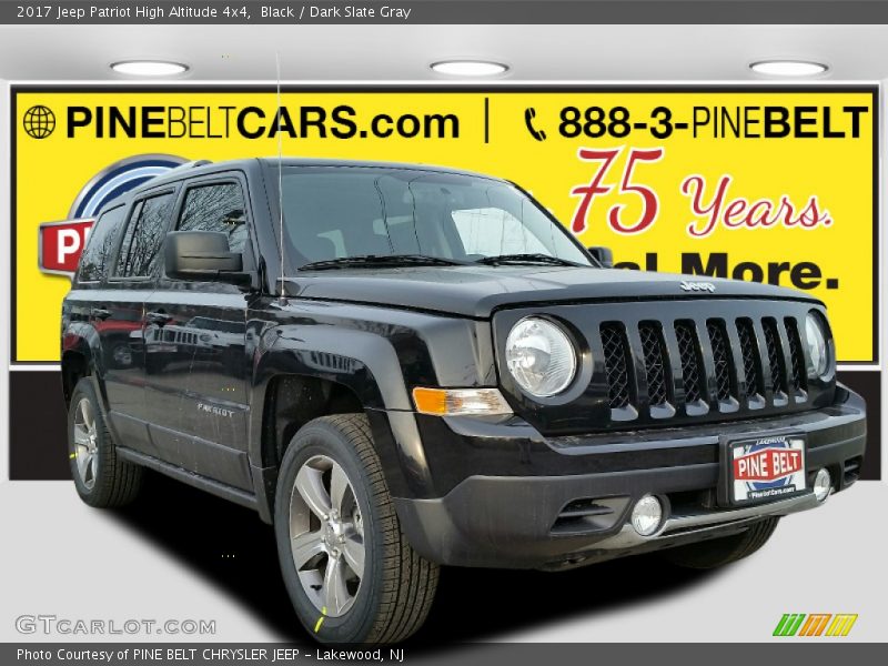 Black / Dark Slate Gray 2017 Jeep Patriot High Altitude 4x4