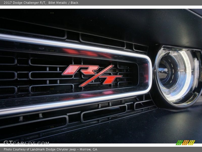 Billet Metallic / Black 2017 Dodge Challenger R/T