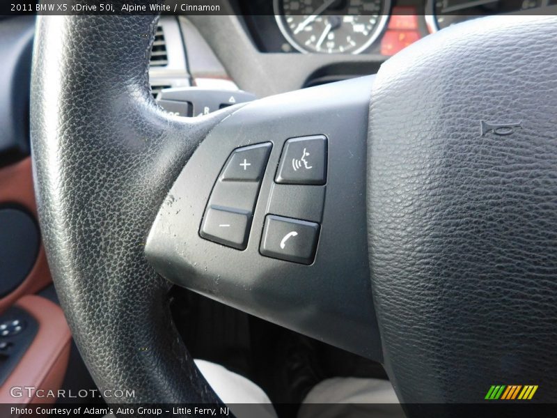 Alpine White / Cinnamon 2011 BMW X5 xDrive 50i