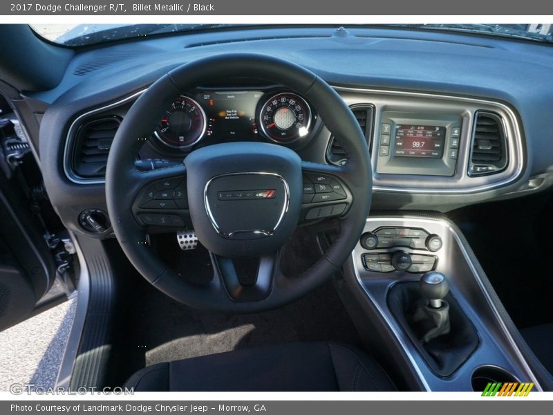 Billet Metallic / Black 2017 Dodge Challenger R/T