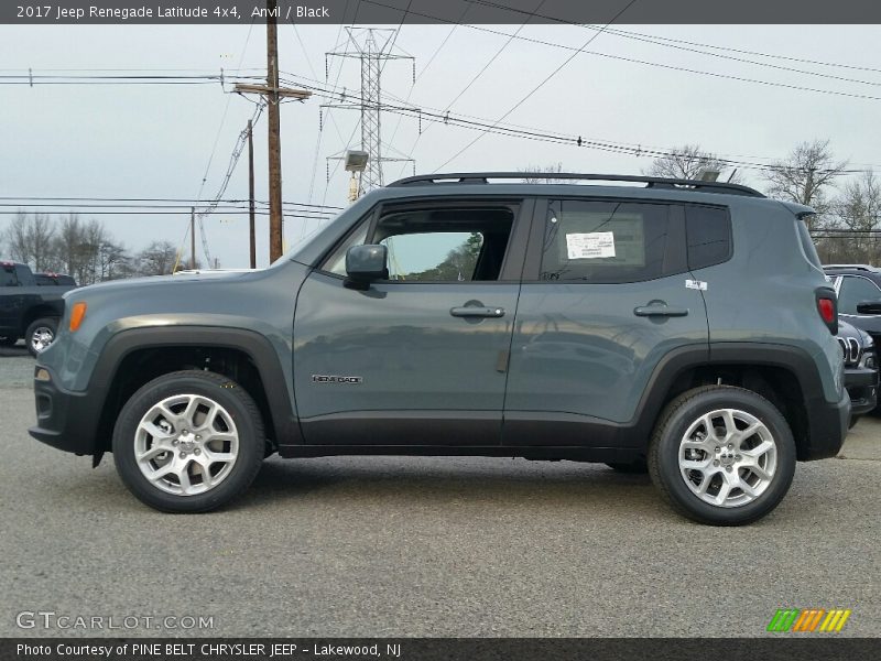 Anvil / Black 2017 Jeep Renegade Latitude 4x4