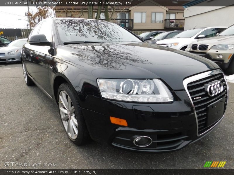 Condor Grey Metallic / Amaretto/Black 2011 Audi A6 3.0T quattro Sedan