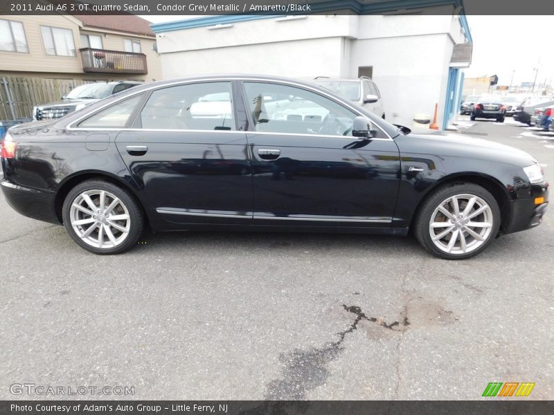 Condor Grey Metallic / Amaretto/Black 2011 Audi A6 3.0T quattro Sedan