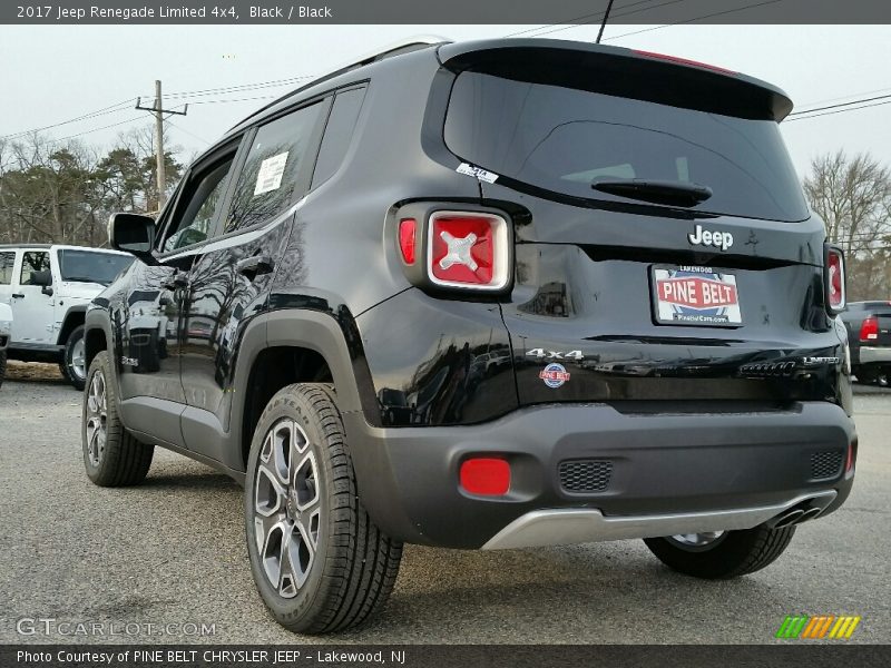 Black / Black 2017 Jeep Renegade Limited 4x4