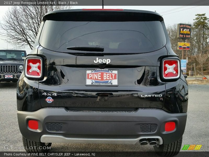 Black / Black 2017 Jeep Renegade Limited 4x4