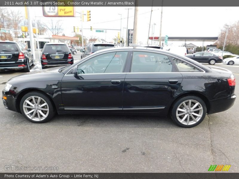 Condor Grey Metallic / Amaretto/Black 2011 Audi A6 3.0T quattro Sedan