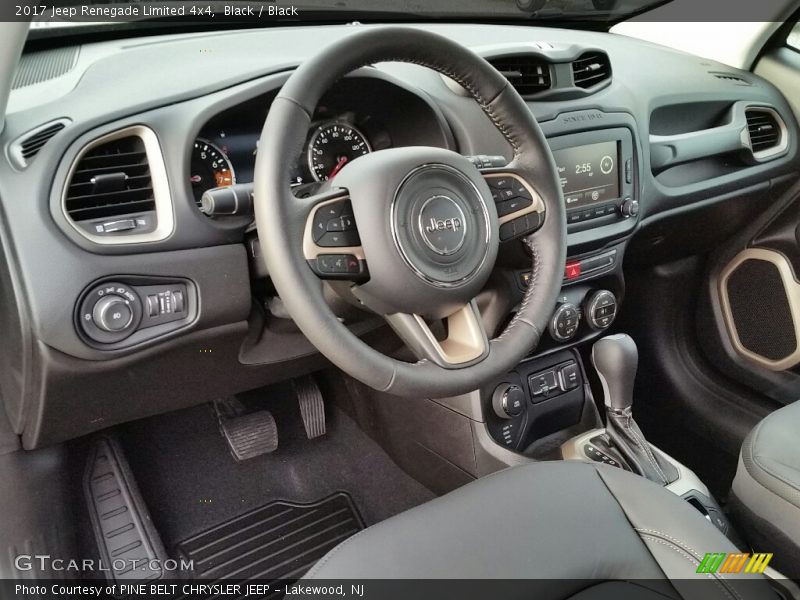 Black / Black 2017 Jeep Renegade Limited 4x4