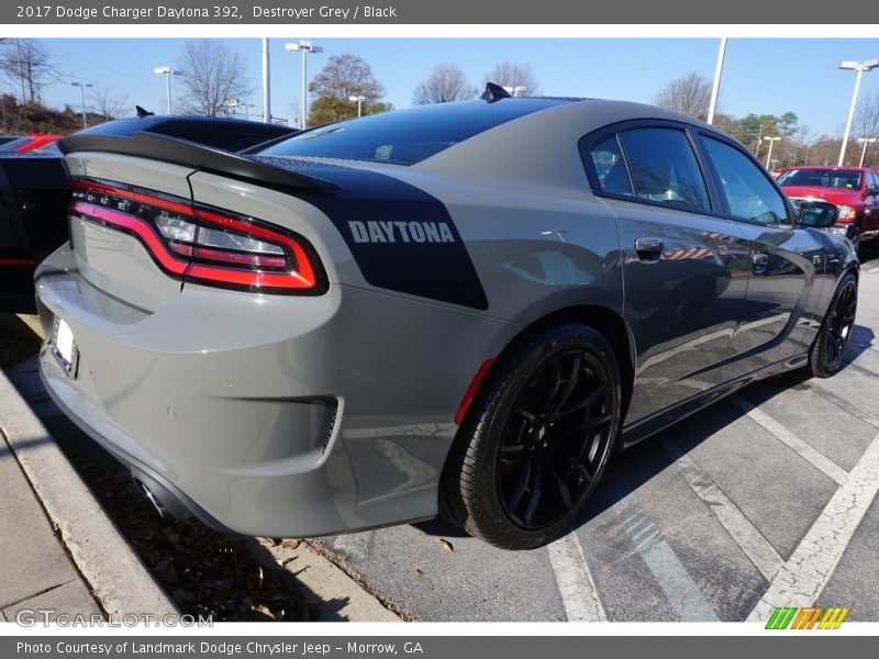 Destroyer Grey / Black 2017 Dodge Charger Daytona 392