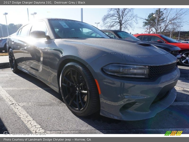 Destroyer Grey / Black 2017 Dodge Charger Daytona 392