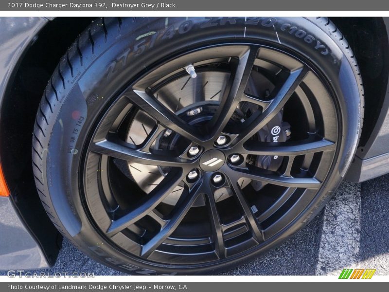 Destroyer Grey / Black 2017 Dodge Charger Daytona 392
