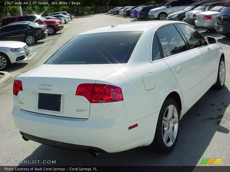 Ibis White / Beige 2007 Audi A4 2.0T Sedan