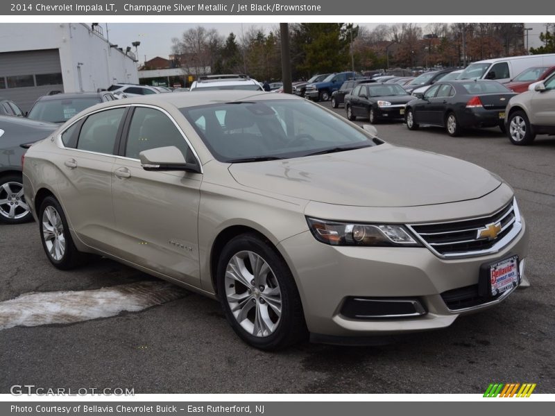 Champagne Silver Metallic / Jet Black/Brownstone 2014 Chevrolet Impala LT