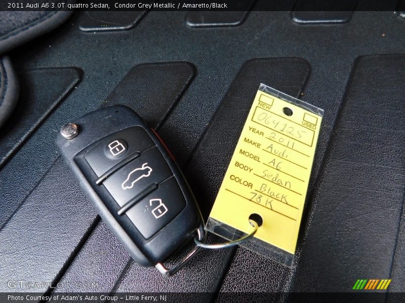 Condor Grey Metallic / Amaretto/Black 2011 Audi A6 3.0T quattro Sedan