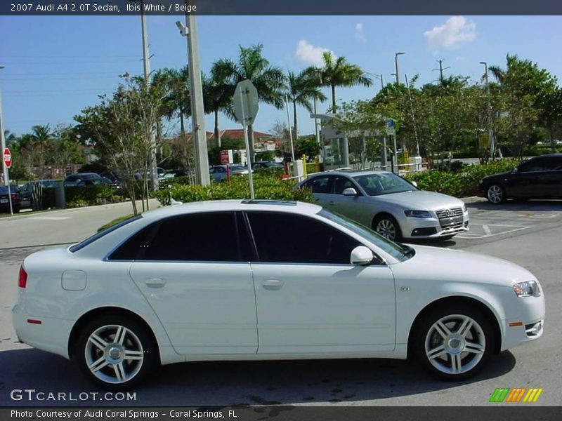 Ibis White / Beige 2007 Audi A4 2.0T Sedan