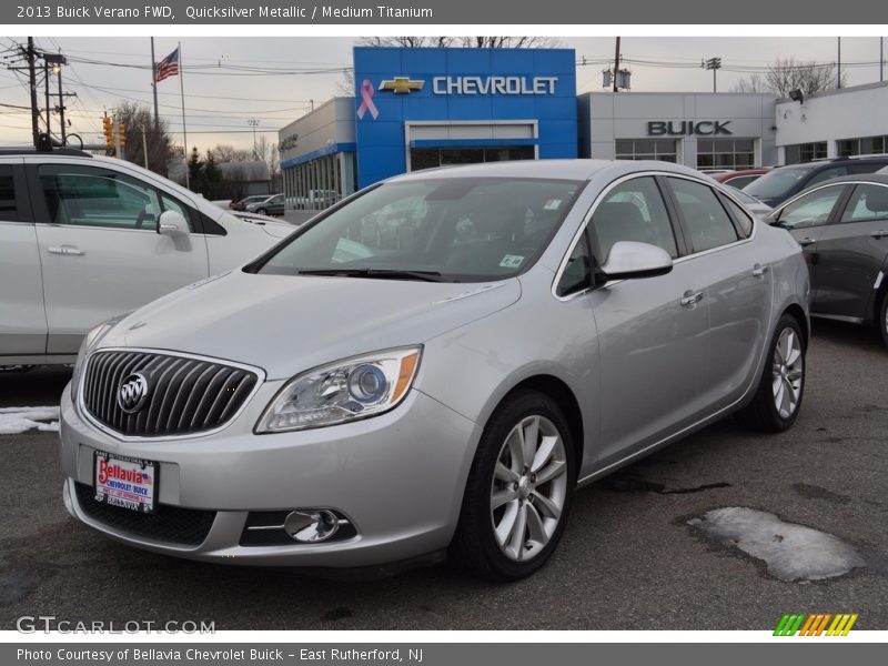 Quicksilver Metallic / Medium Titanium 2013 Buick Verano FWD