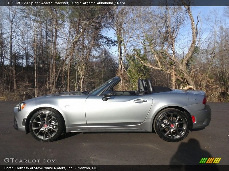  2017 124 Spider Abarth Roadster Grigio Argento Aluminum