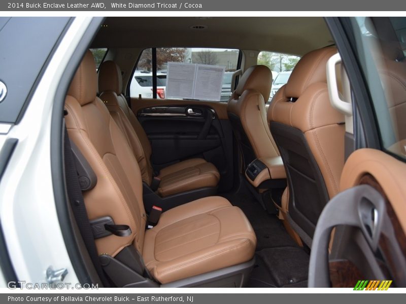White Diamond Tricoat / Cocoa 2014 Buick Enclave Leather AWD