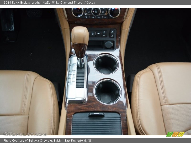 White Diamond Tricoat / Cocoa 2014 Buick Enclave Leather AWD