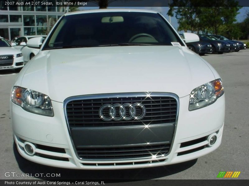 Ibis White / Beige 2007 Audi A4 2.0T Sedan