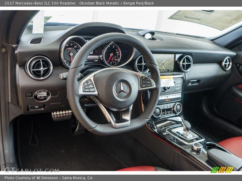 Bengal Red/Black Interior - 2017 SLC 300 Roadster 