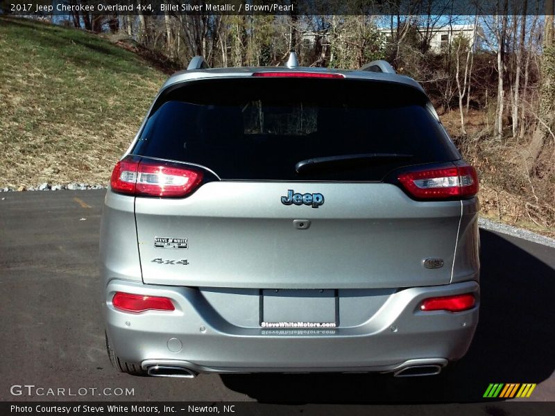 Billet Silver Metallic / Brown/Pearl 2017 Jeep Cherokee Overland 4x4