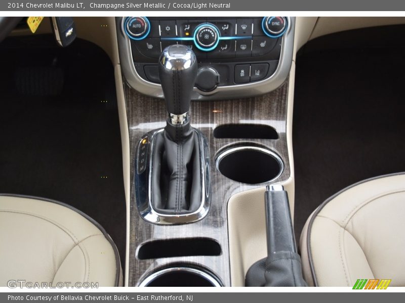 Champagne Silver Metallic / Cocoa/Light Neutral 2014 Chevrolet Malibu LT