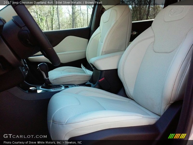  2017 Cherokee Overland 4x4 Brown/Pearl Interior