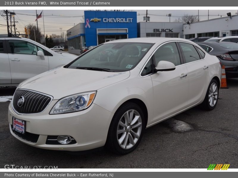 White Diamond Tricoat / Cashmere 2013 Buick Verano FWD