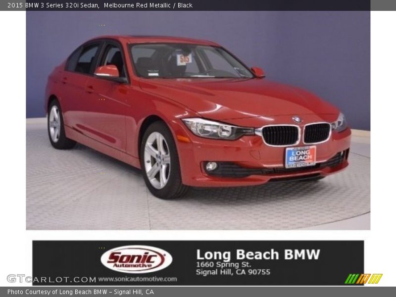 Melbourne Red Metallic / Black 2015 BMW 3 Series 320i Sedan