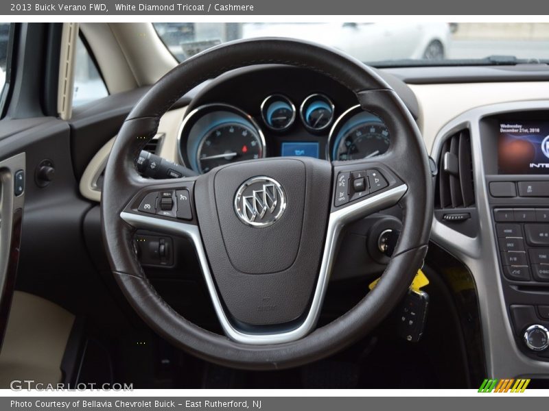 White Diamond Tricoat / Cashmere 2013 Buick Verano FWD