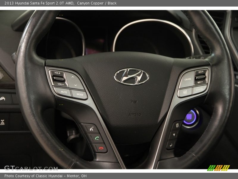 Canyon Copper / Black 2013 Hyundai Santa Fe Sport 2.0T AWD