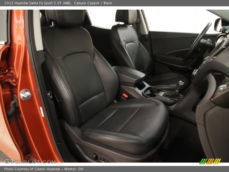 Canyon Copper / Black 2013 Hyundai Santa Fe Sport 2.0T AWD