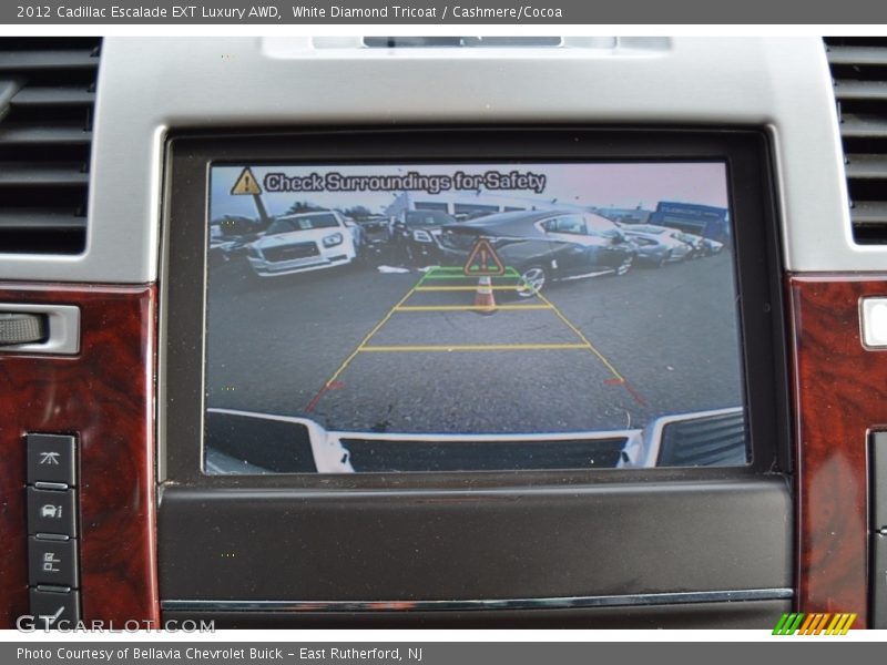 White Diamond Tricoat / Cashmere/Cocoa 2012 Cadillac Escalade EXT Luxury AWD