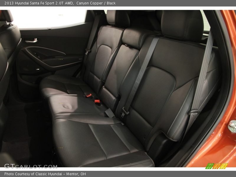 Canyon Copper / Black 2013 Hyundai Santa Fe Sport 2.0T AWD