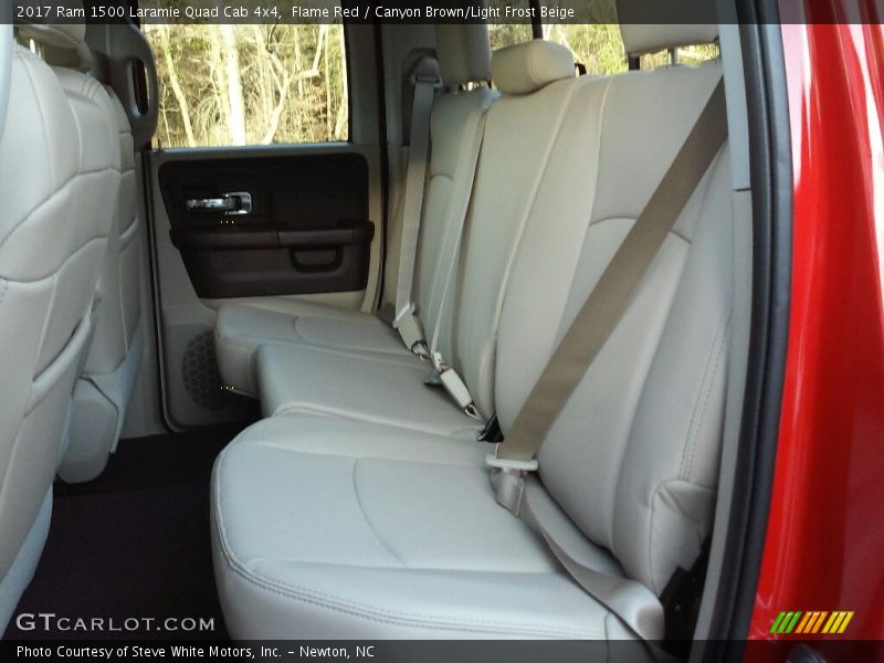 Rear Seat of 2017 1500 Laramie Quad Cab 4x4