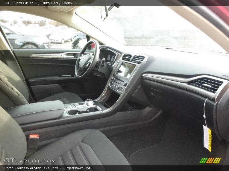 Ruby Red / Ebony 2017 Ford Fusion SE