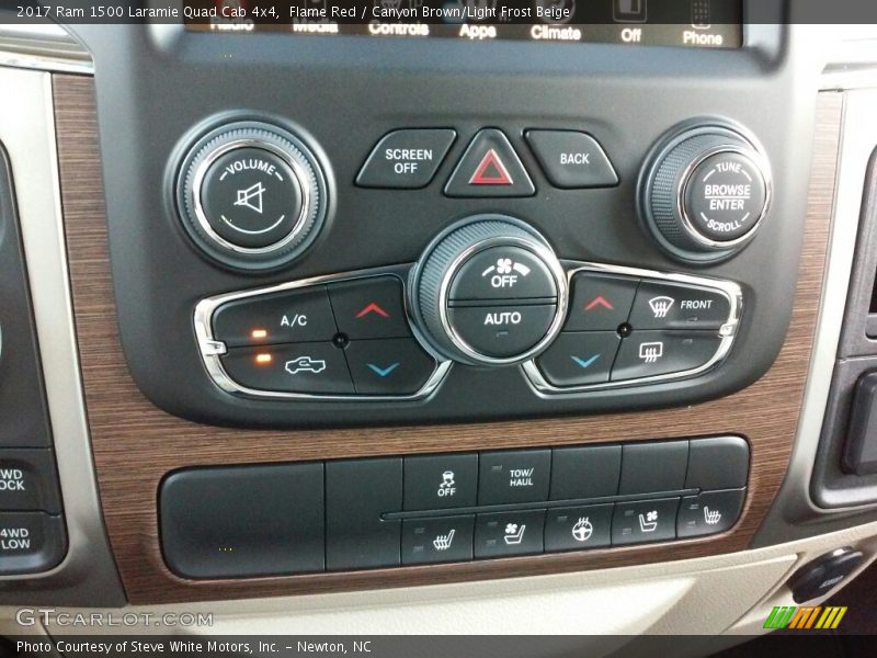 Controls of 2017 1500 Laramie Quad Cab 4x4