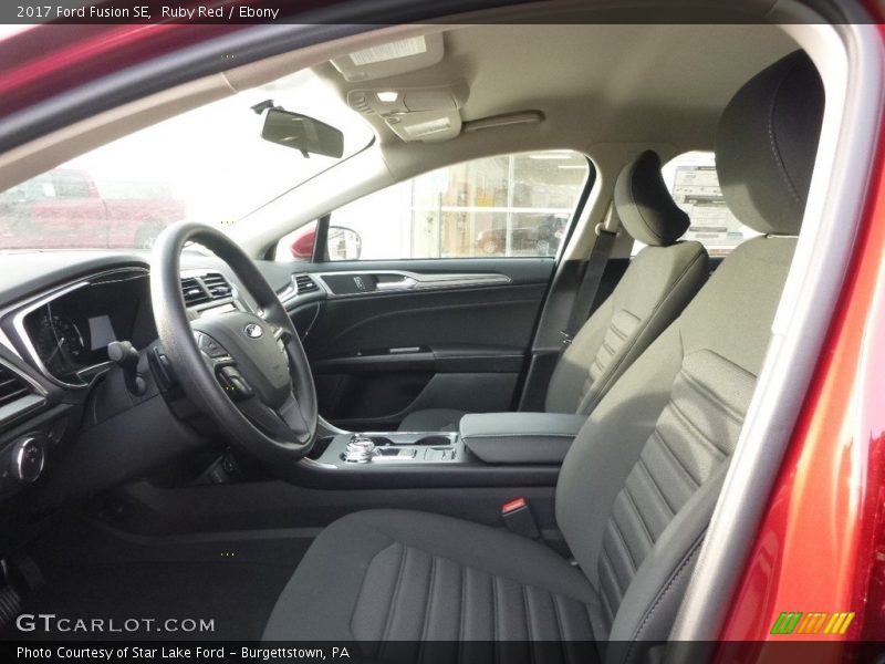 Ruby Red / Ebony 2017 Ford Fusion SE